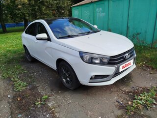 2016 Lada (ВАЗ) Vesta I, белый, 670000 рублей, вид 2