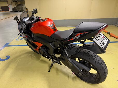 2015 Kawasaki ZX-6 Ninja, оранжевый, 838000 рублей, вид 4