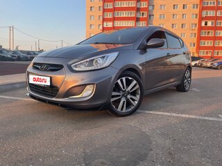 2012 Hyundai Solaris I, чёрный, 690000 рублей, вид 1