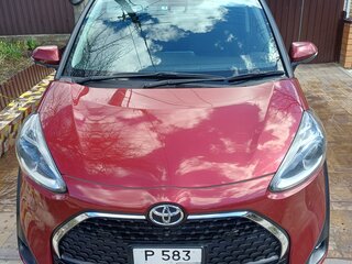 2019 Toyota Sienta II Рестайлинг, красный, 1750000 рублей, вид 2
