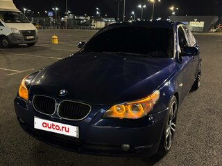 2004 BMW 5 серии 520i V (E60/E61), синий, 950000 рублей, вид 4