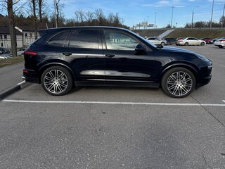 2016 Porsche Cayenne S II Рестайлинг (958), синий, 3850000 рублей, вид 4