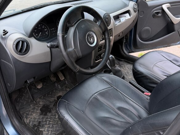 2012 Renault Logan I Рестайлинг, синий, 280000 рублей - вид 6