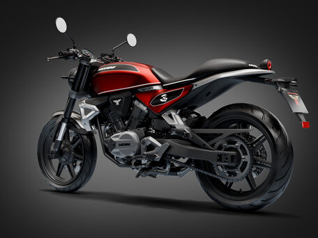 2026 Moto Morini 3 1/2, красный, 459000 рублей, вид 5