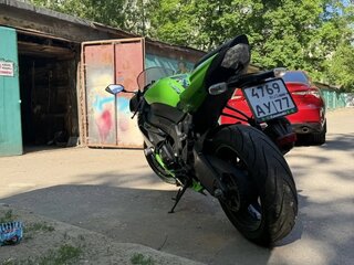 2012 Kawasaki ZX-6R Ninja, зелёный, 880000 рублей, вид 4