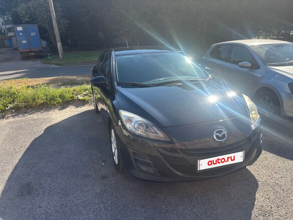 2009 Mazda 3 II (BL), чёрный, 810000 рублей - вид 3