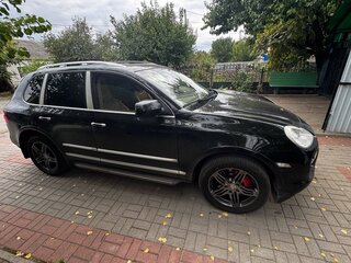 2008 Porsche Cayenne Turbo I Рестайлинг (957), чёрный, 1850000 рублей, вид 5