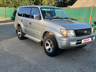 1998 Toyota Land Cruiser Prado 90 Series, серебристый, 1000000 рублей, вид 2