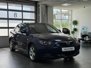 2006 Mazda 3 I (BK) Рестайлинг, синий, 299000 рублей, вид 4