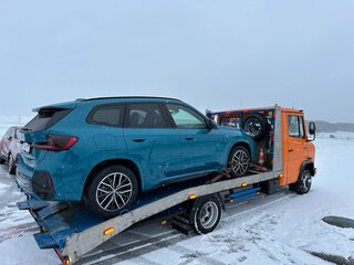 2023 BMW X1 20i xDrive III (U11/U12), голубой, 3750000 рублей, вид 4
