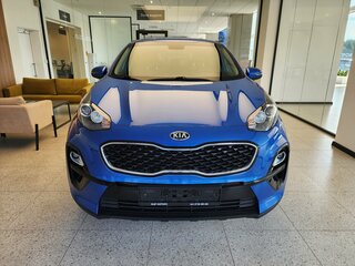 2019 Kia Sportage IV Рестайлинг, синий, 1829000 рублей, вид 2