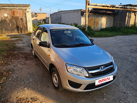 2016 Lada (ВАЗ) Granta I, серебристый, 530000 рублей - вид 6