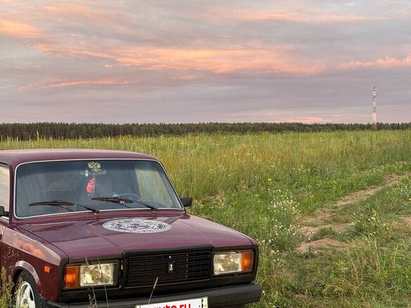 2000 Lada (ВАЗ) 2107, пурпурный - вид 1