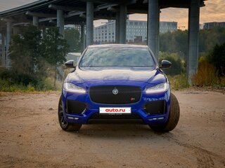 2016 Jaguar F-Pace S I, синий, 3250000 рублей, вид 5
