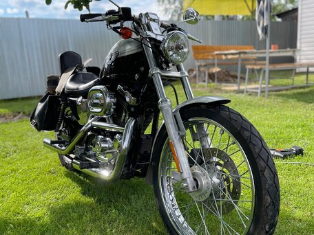2003 Harley-Davidson Sportster 1200, серебристый, 800000 рублей, вид 1