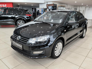 2017 Volkswagen Polo V Рестайлинг, чёрный, 1099000 рублей, вид 1