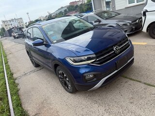 2021 Volkswagen T-Cross I, голубой, 1590000 рублей, вид 3