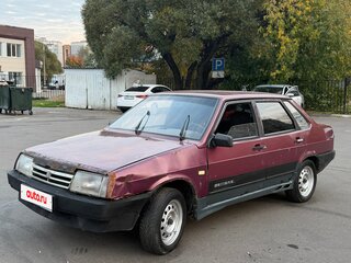 1999 Lada (ВАЗ) 21099, красный, 65000 рублей, вид 1