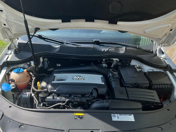 2014 Volkswagen Passat B7, белый - вид 7