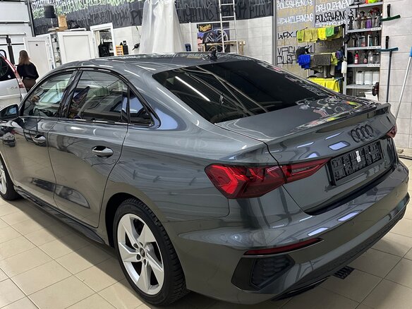 2021 Audi A3 30 TFSI IV (8Y), серый, 1890000 рублей - вид 3