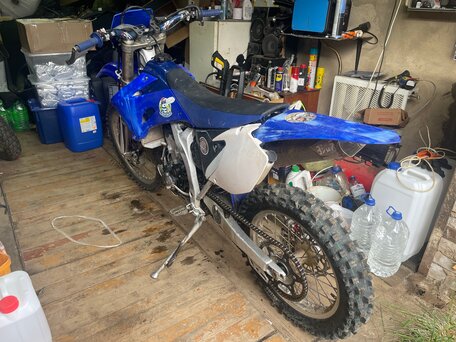 2009 Yamaha WR450F, синий, 350000 рублей, вид 1