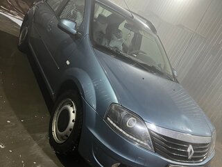2012 Renault Logan I Рестайлинг, синий, 210000 рублей, вид 3
