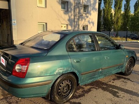2004 Hyundai Elantra III (XD2) Рестайлинг, зелёный, вид 3