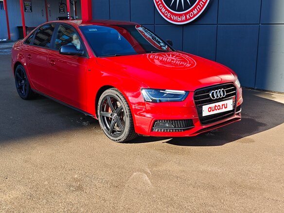 2014 Audi A4 IV (B8) Рестайлинг, красный, 1800000 рублей - вид 18