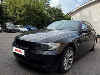 2008 BMW 3 серии 320i V (E90/E91/E92/E93), чёрный, 1250000 рублей, вид 1