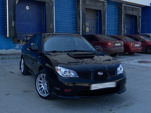2007 Subaru Impreza II Рестайлинг 2, чёрный, 1250000 рублей - вид 4