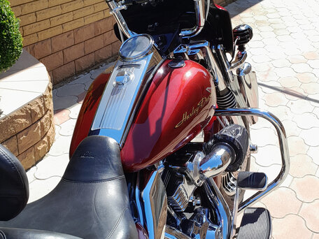 2008 Harley-Davidson Road King, пурпурный, 1080000 рублей, вид 5