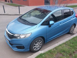 2018 Honda Fit III Рестайлинг, синий, 1130000 рублей, вид 3