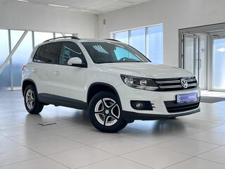 2014 Volkswagen Tiguan I Рестайлинг, белый, 1260000 рублей, вид 3
