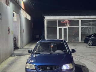 2006 Hyundai Accent ТагАЗ II, синий, 380000 рублей, вид 2
