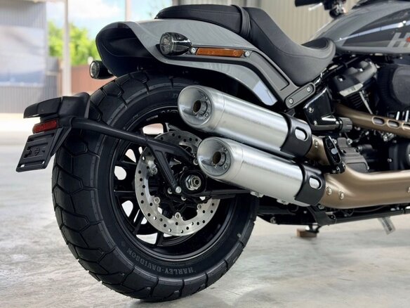 2024 Harley-Davidson Fat Bob, серый - вид 15