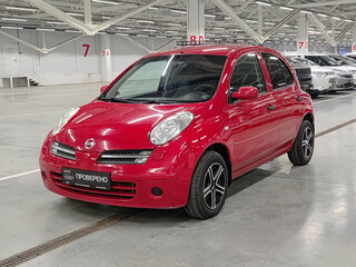2007 Nissan Micra III (K12), красный, 465000 рублей, вид 1