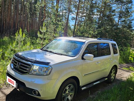 2014 Honda Pilot II Рестайлинг, белый, 2050000 рублей, вид 1