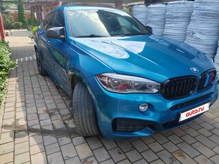 2018 BMW X6 30d II (F16), голубой, 3750000 рублей, вид 3