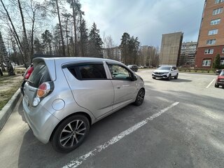 2011 Chevrolet Spark III, серебристый, 450000 рублей, вид 4