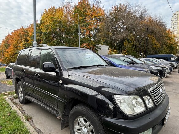 1998 Lexus LX 470 II, чёрный, 1359000 рублей
