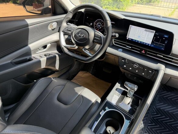 2022 Hyundai Elantra VII (CN7), чёрный - вид 12