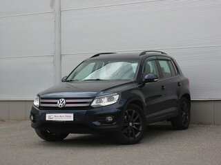 2014 Volkswagen Tiguan I Рестайлинг, чёрный, 1460000 рублей, вид 1