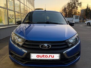 2021 Lada (ВАЗ) Granta I Рестайлинг, синий, 818000 рублей, вид 3