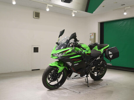 2021 Kawasaki Ninja 400, зелёный, 590000 рублей, вид 4