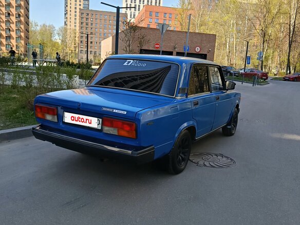 2001 Lada (ВАЗ) 2107, синий, 170000 рублей - вид 1