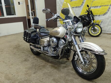 2008 Yamaha XVS400 Drag Star, бежевый, 395000 рублей, вид 1