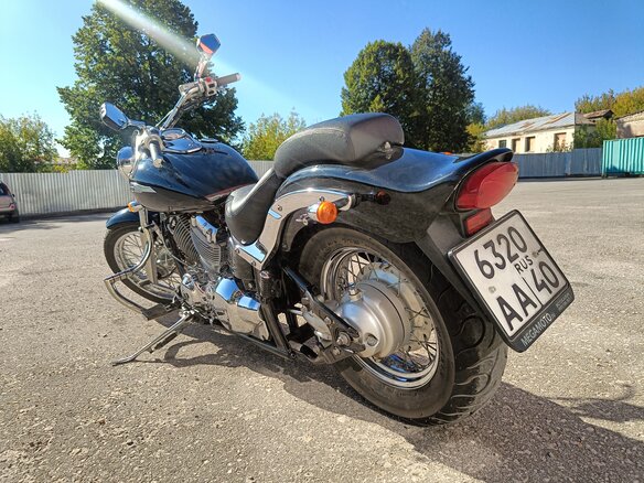 1999 Yamaha XVS400 Drag Star, чёрный, 330000 рублей - вид 12