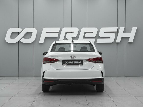 2021 Hyundai Solaris II Рестайлинг, белый, 1685000 рублей - вид 3