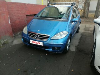 2007 Mercedes-Benz A-Класс 150 II (W169), синий, 580000 рублей, вид 1