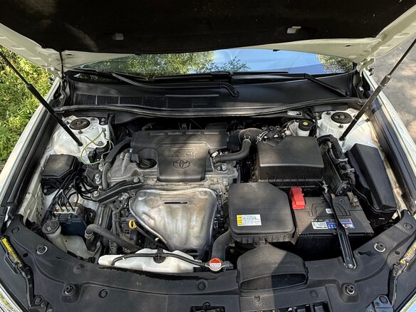 2016 Toyota Camry VII (XV50) Рестайлинг, белый, 2250000 рублей - вид 20